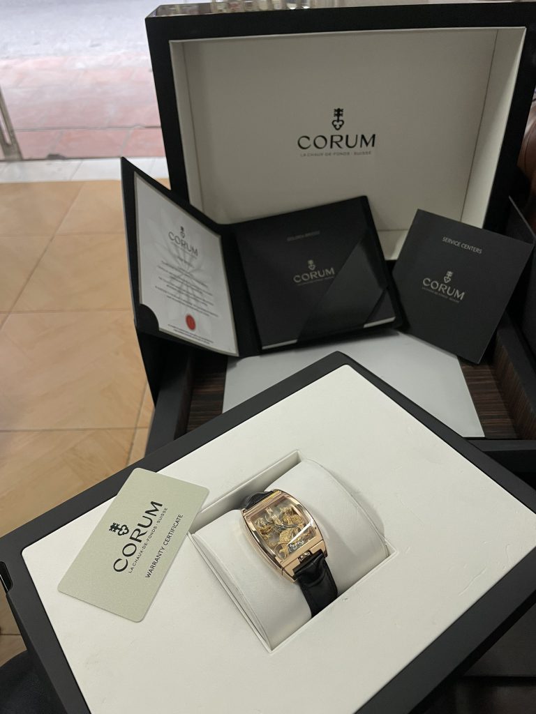 ng H Corum Golden Bridge Dragon Phoenix Rose Gold B113 02615